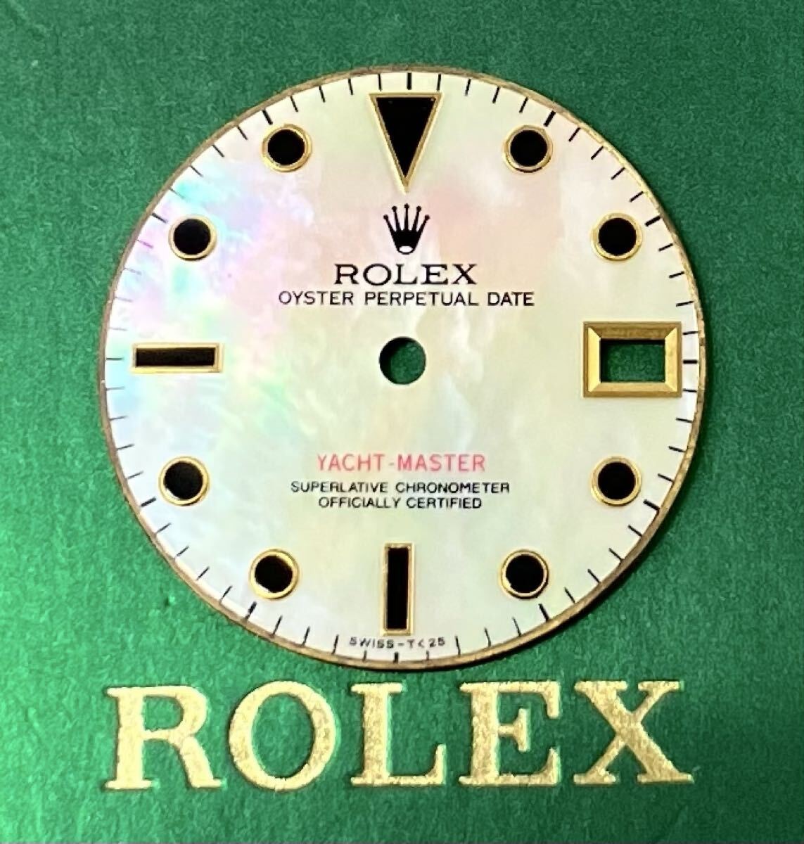 Rolex Genuine Dial Yacht-Master 68623 68628 Boy’s Watch Shell Color 23.6mm