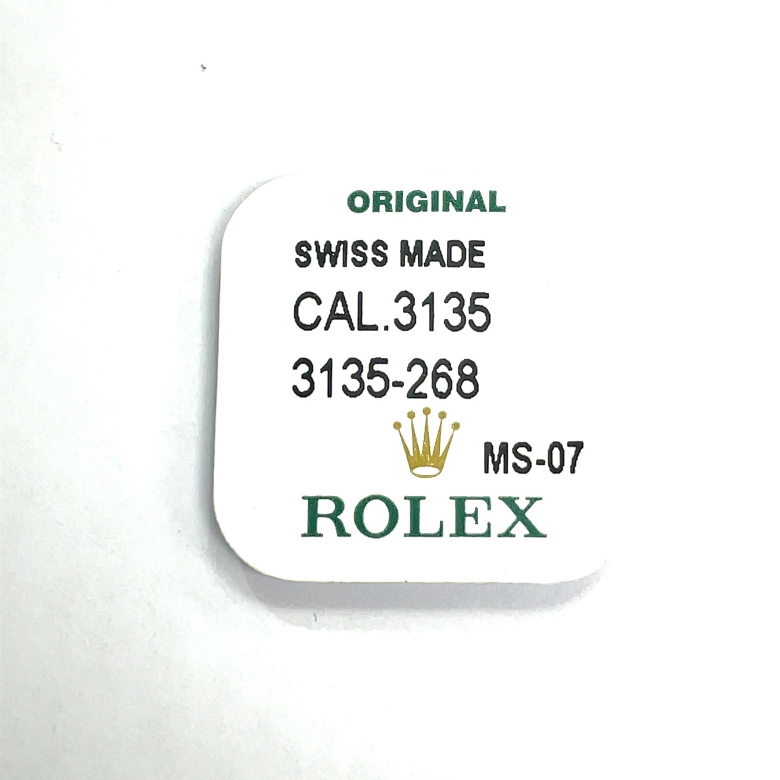 Rolex Caliber 3135 3135-268 MS-07 Cover Mechanism Mounted Sealed New Watch Part