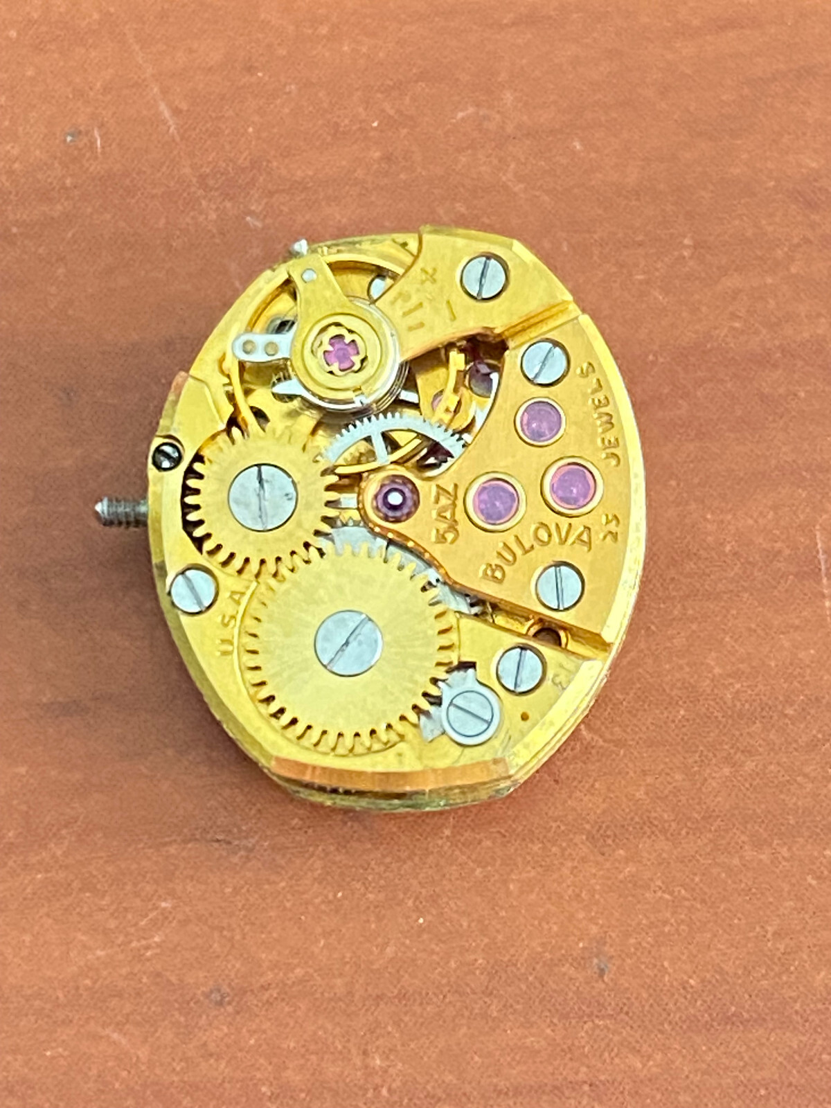 VINTAGE LADIES BULOVA WRIST WATCH MOVEMENT, CAL. 5AZ, KEEPING TIME, 23 JEWEL