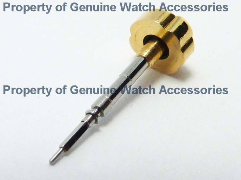 PATEK PHILIPPE 18K SOLID YELLOW GOLD DOUBLE P (“PP”) CROWN* 4.76 MM /STEM (JJ22)
