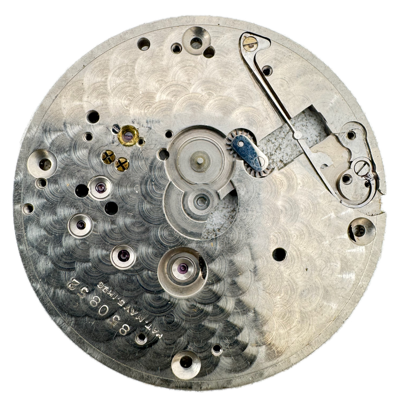 Antique 16s 1912 Hamilton Mechanical Railroad Pocket Watch Movement 972 fParts
