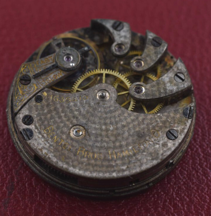 Longines 0 Size Watch Movement RUNS Fancy Hands & Dial Bentel Bros