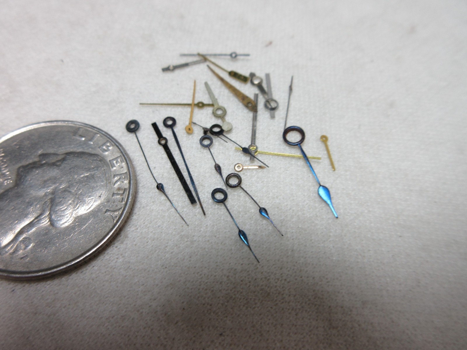 LOT OF 23 WATCH HANDS WATCHMAKER PARTS ASSORTED LOT POCKET / WRIST WATCH