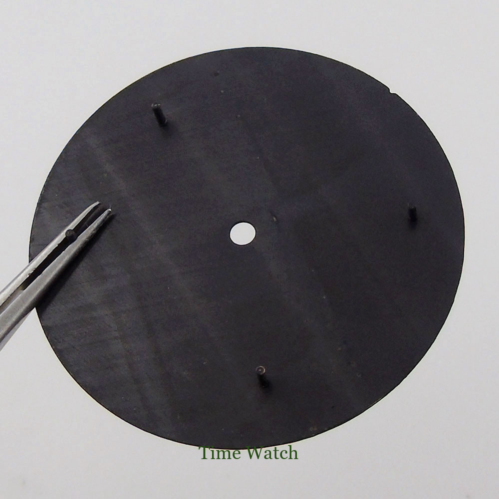 39mm Sapphire Watch Case+Black Dial+Hands For NH35 Movement 200M Waterproof Date