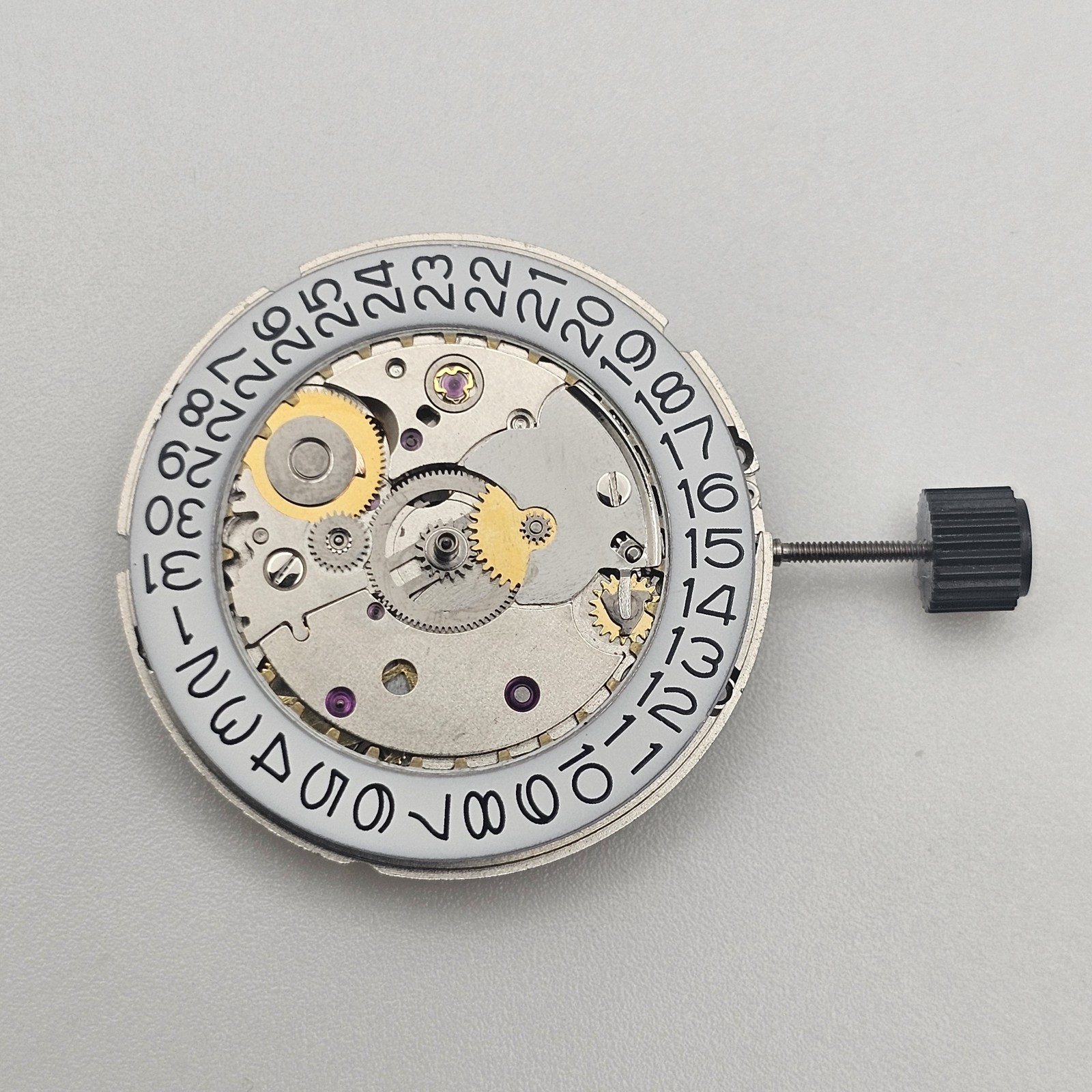 Asian 2824-2 movement w/ NH35 date wheel overlay H2, H3, H5 height – US SELLER