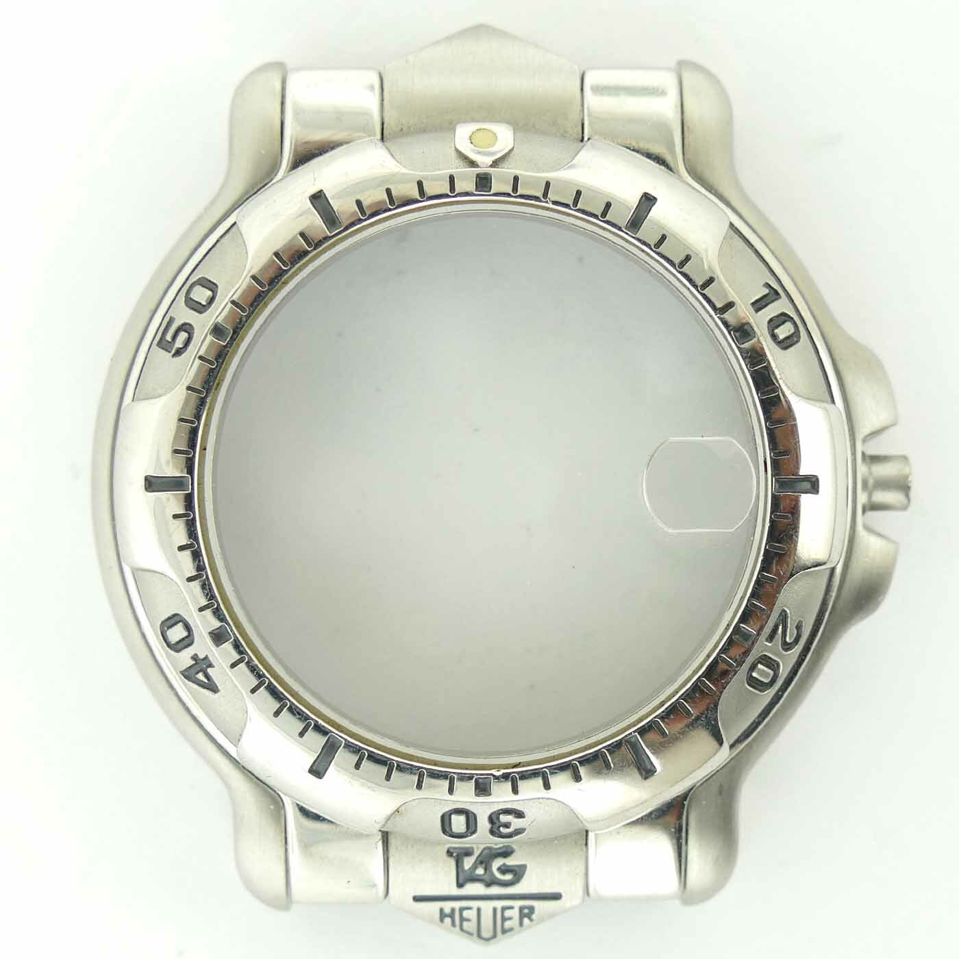 TAG HEUER 6000 SERIES MIDSIZE STAINLESS STEEL WATCH CASE FRAME FOR PARTS/REPAIRS