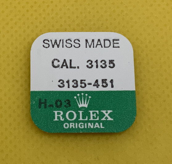 Rolex 3135-451 Stud Support Bridle. Factory Sealed. Genuine New Old Stock
