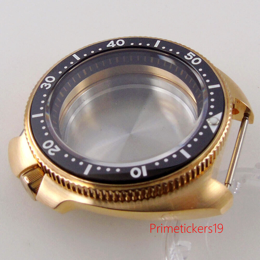 44mm CUSN8 Bronze 200M Dive Watch Case Fit NH35 NH36 NH34 ETA2824 PT5000 Movemen