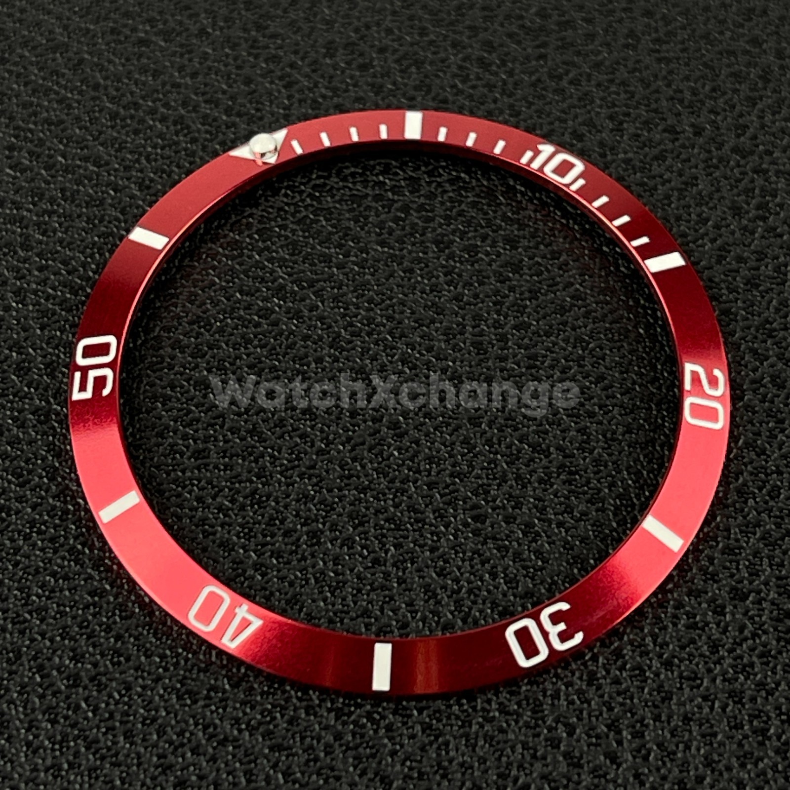 34mm Red Aluminium SUB Bezel Insert For Seiko Rolex Tudor Divers Watch
