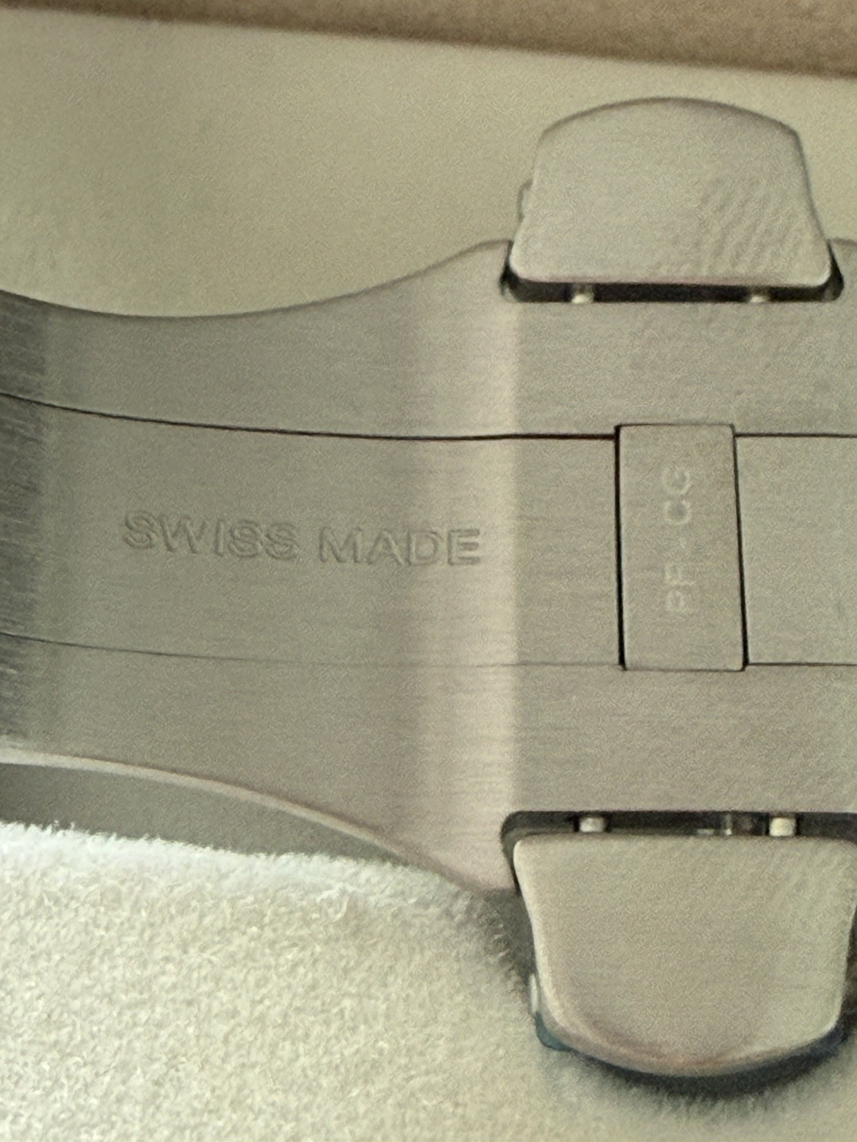 Genuine Panerai 22mm OEM Folding Deployment Deployant Brushed Steel Buc G1N