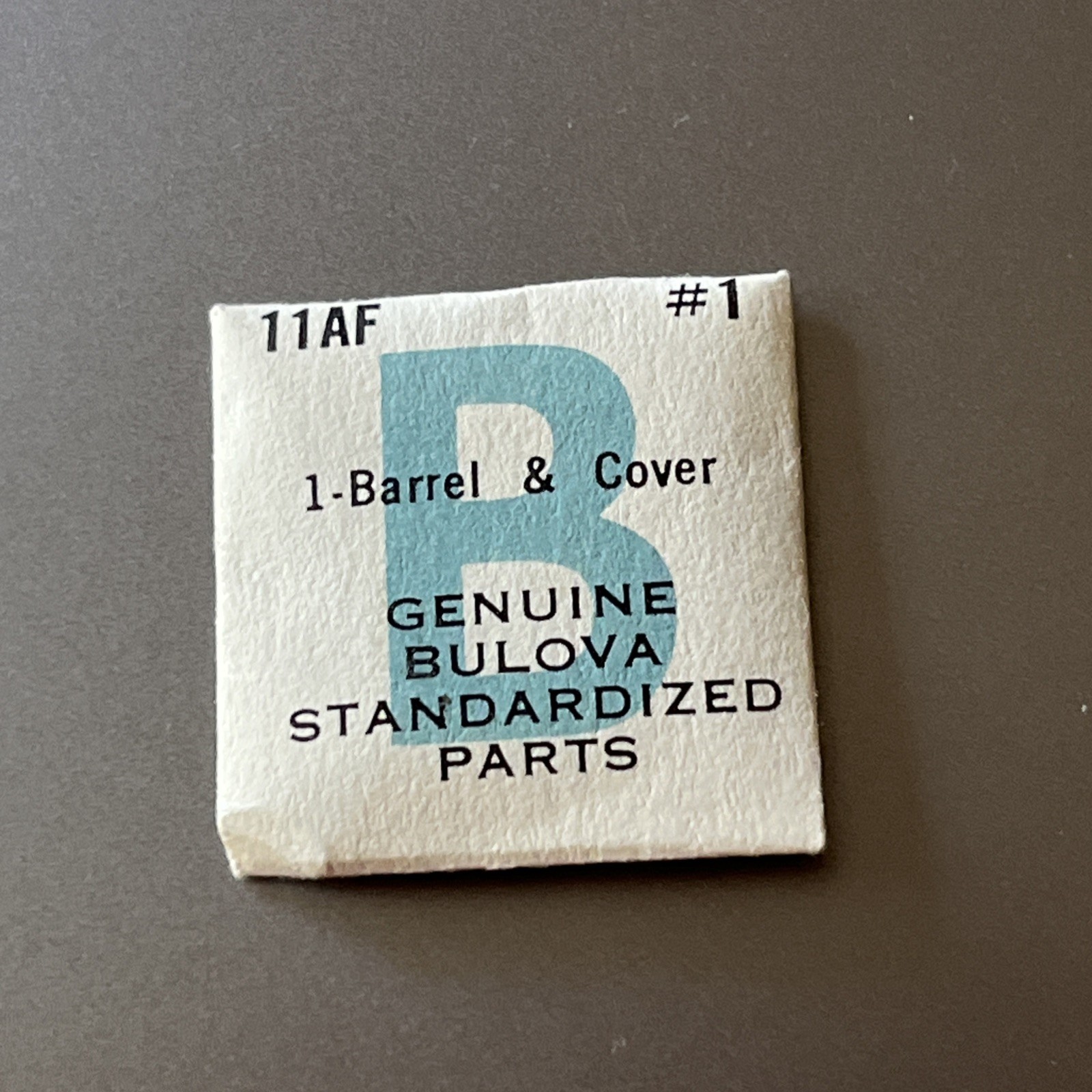 Bulova Watch Movement Part #1 BARREL & COVER 11AF Genuine