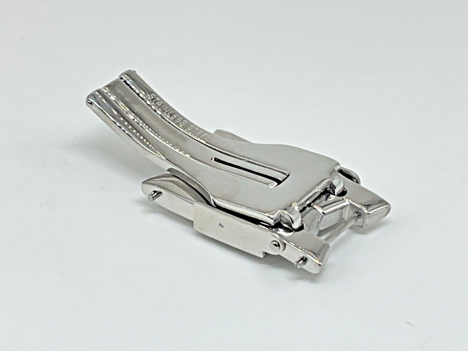 18MM REPLACEMENT BUCKLE FOR TAG HEUER LINK WATCH BA0576 BA0594 SHINY