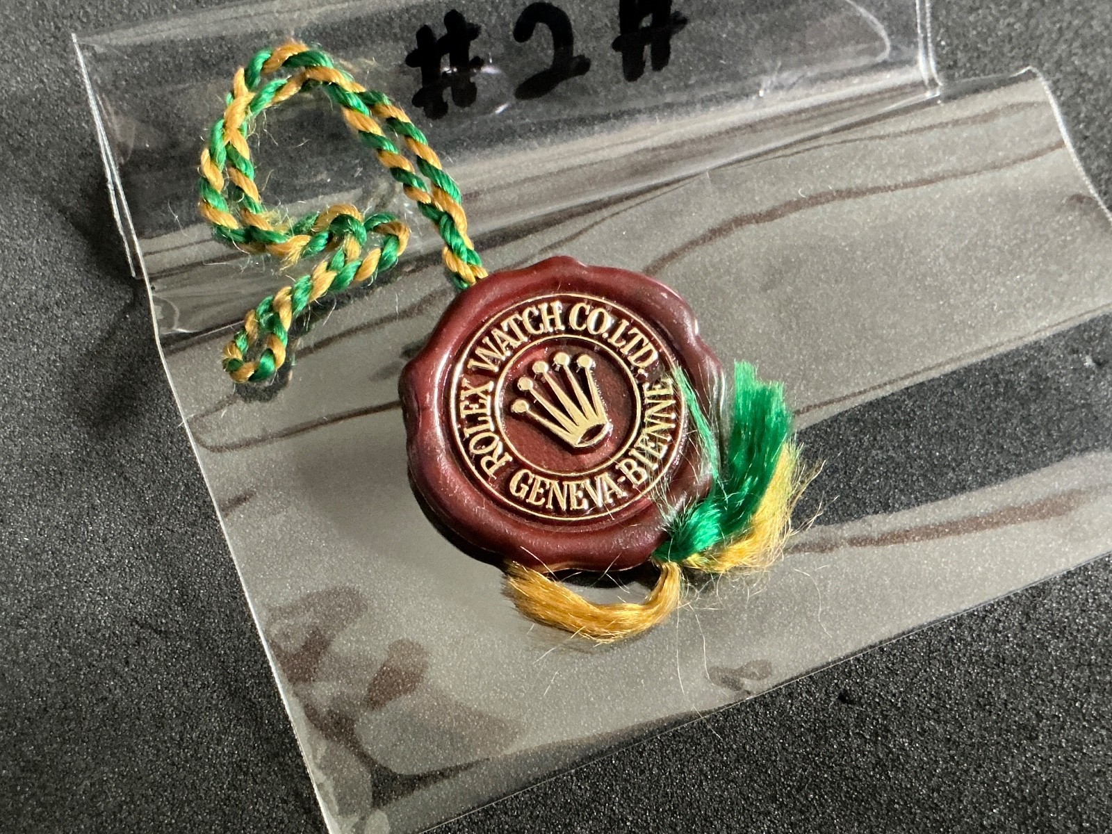 Authentic Rolex 80s Big Crown Red Hang Tag For GMT SUB DATEJUST – Your Choice
