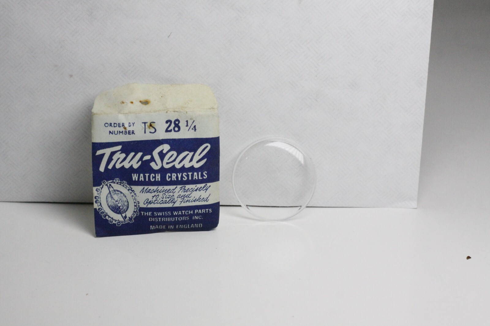 NOS Tru-Seal Watch Crystal TS 28 1/4