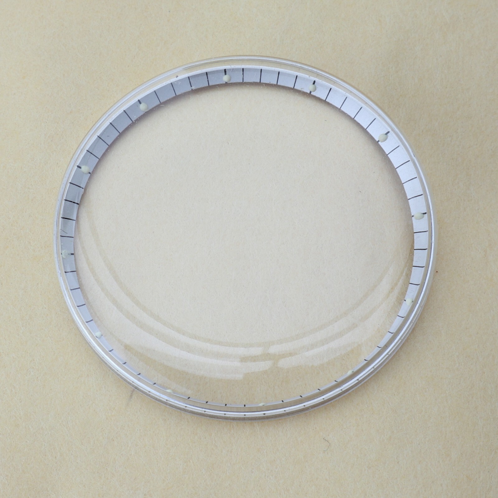 Longines Acrylic Crystal 29.6mm Part # 243X New Stock Watchmakers (C1D1)