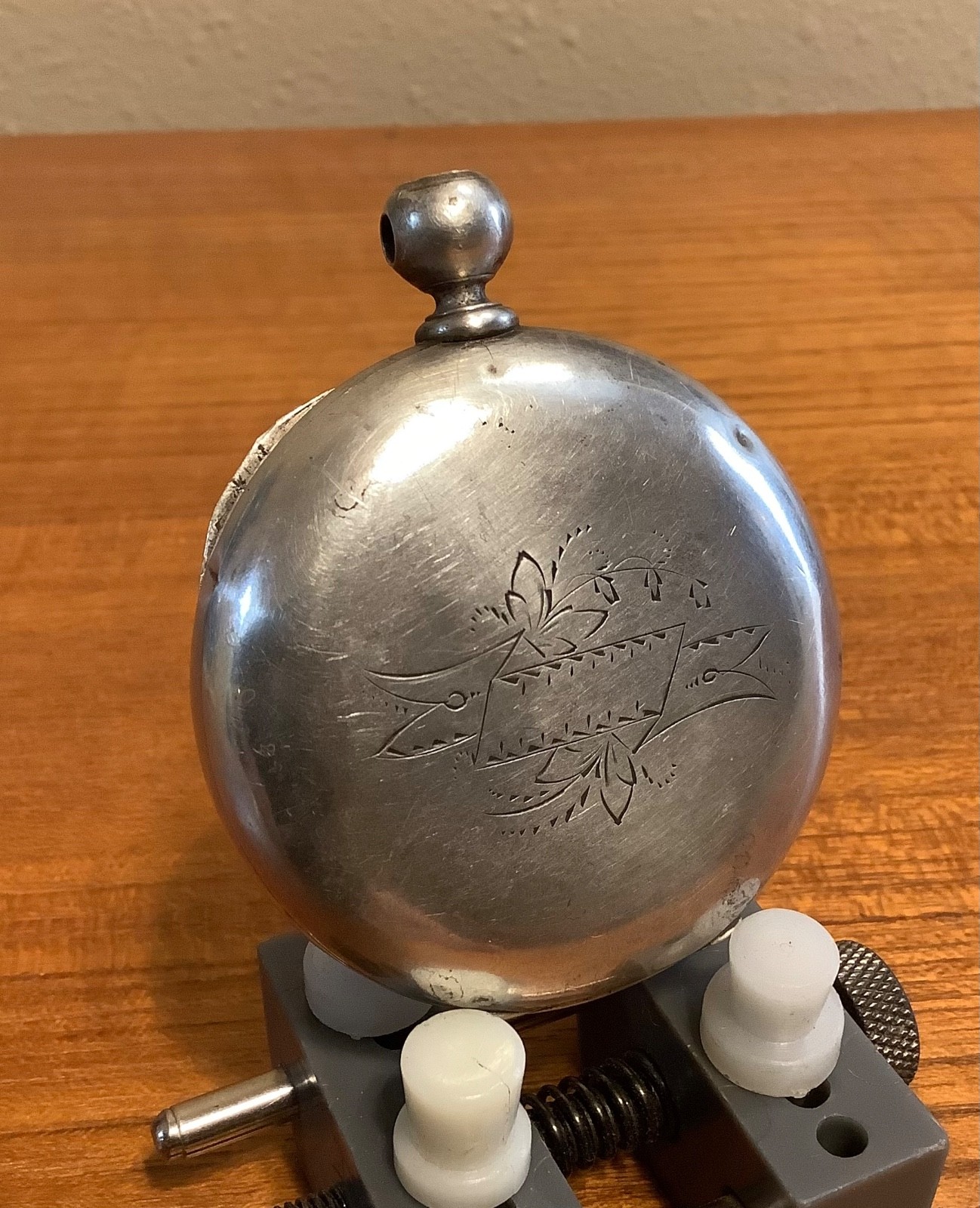 Dueber Newport Coin Silver Cuvette & Hinged Hunter Caseback Pocket Watch Sz 16s