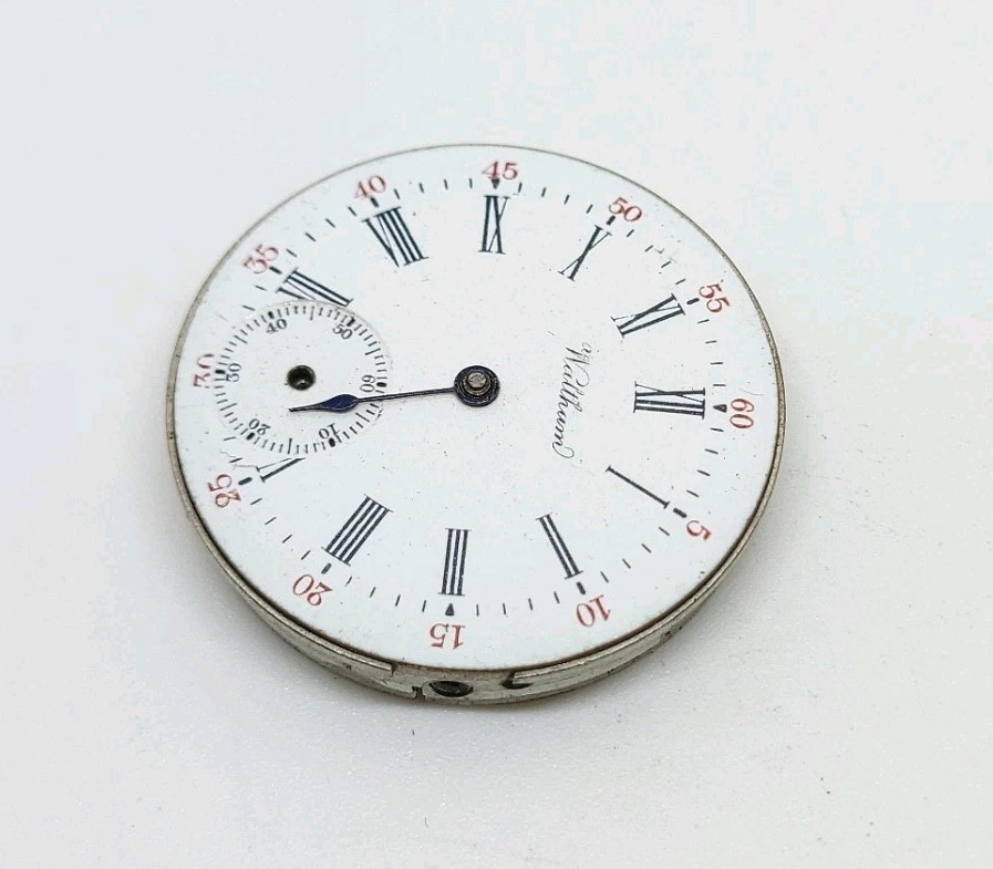 1900 Waltham Model 1891 Grade Seaside 15J 0s Pocket Watch Movement For Repair