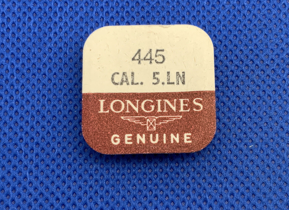 Longines 5LN Part # 445 Setting Bridge. Sealed. New Old Stock. 40-45 R