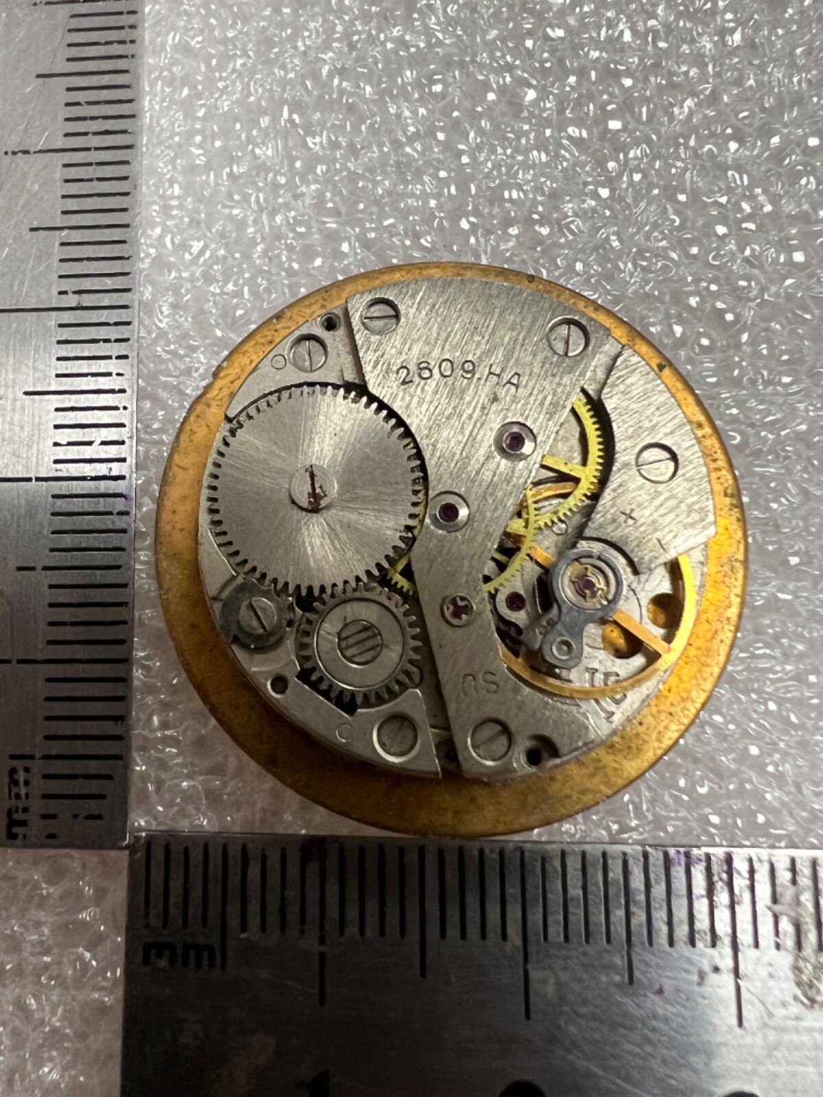 Watch movement USSR Raketa Cal.2609.НА plus Dial.For parts.