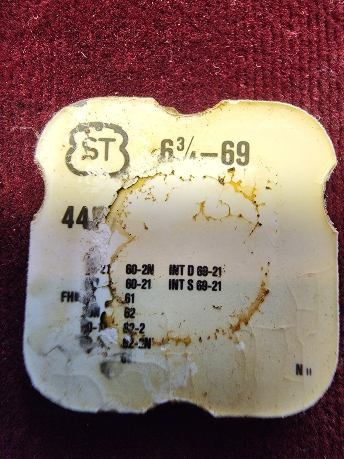 Vintage ST 6¾–69 Balance Cock Parts #445 – Swiss Watch Repair Lot (3 Packs)