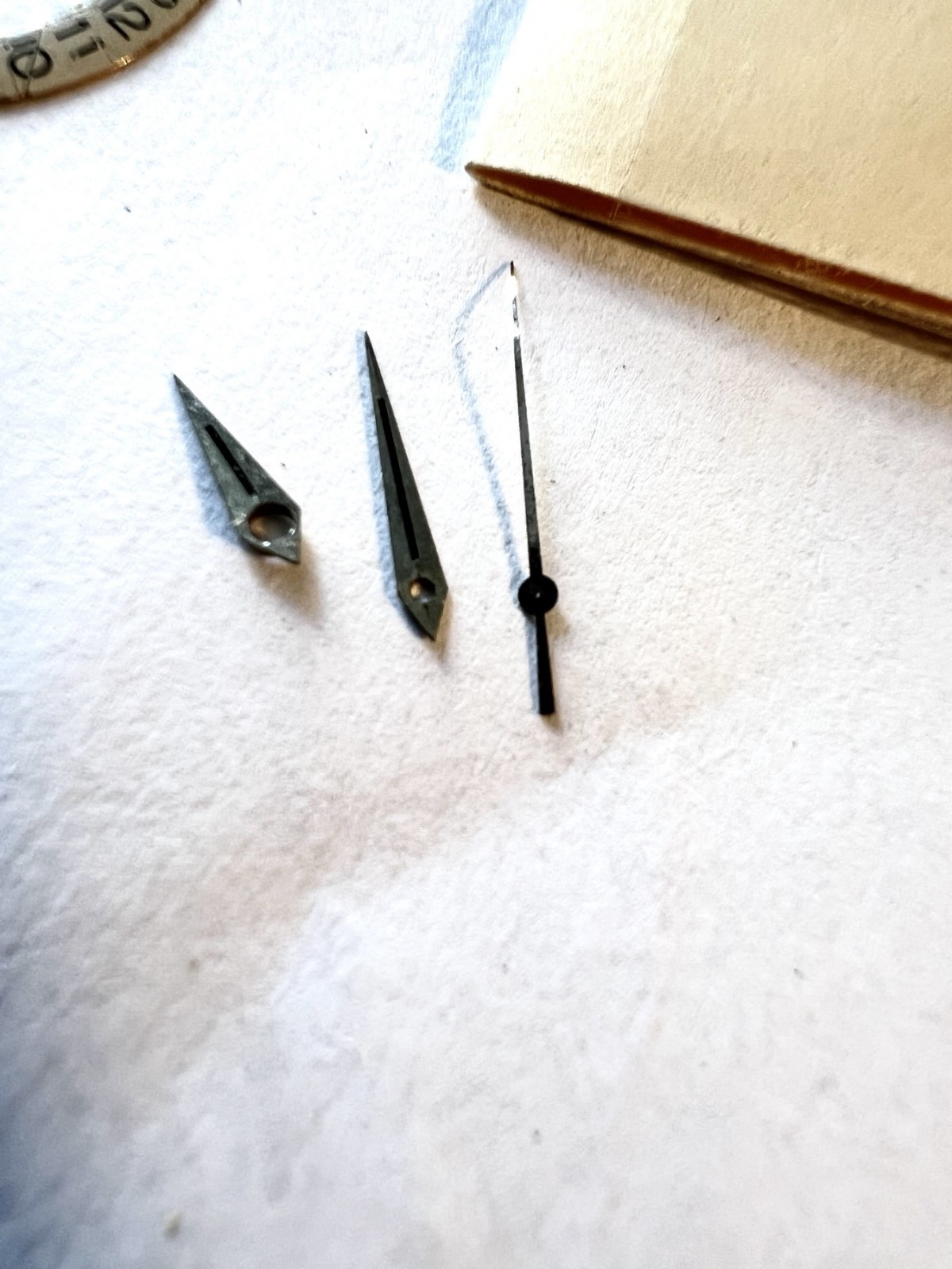 Omega 565 Sethand & Date Dish, 550 Male Stem . Used Parts.