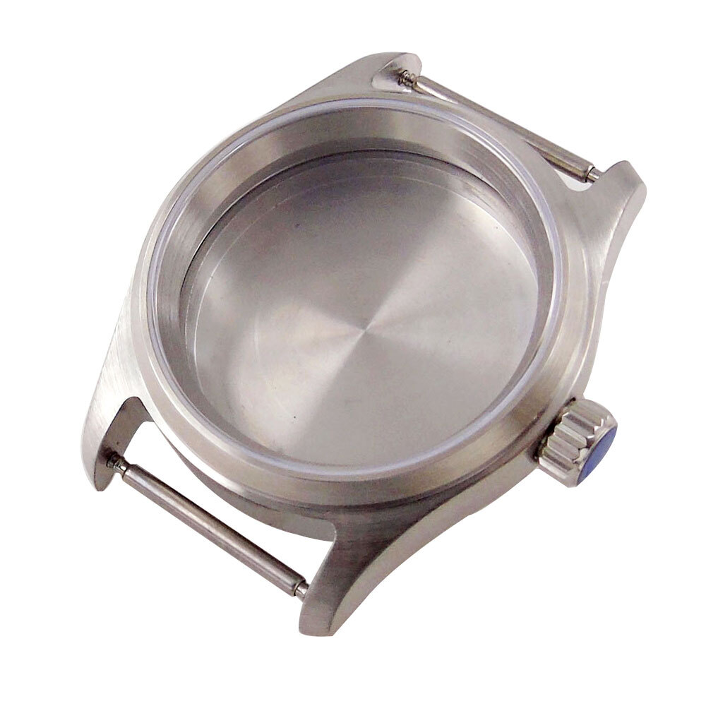36mm Pilot Stainless Steel Sapphire Watch Case Fit japan NH35 NH36 2824 Aviator