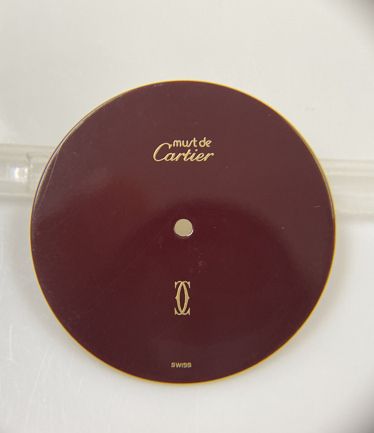 Original Cartier Must de Cartier Oxblood Red/Maroon 26mm Dial VC100295