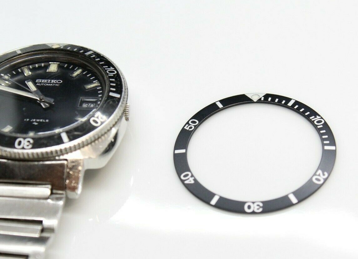 Bezel Inset For SEIKO 7025-8099 poor man diver 62 mas