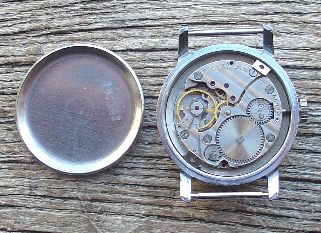 Rary Vintage Collectible POBEDA (ZIM) watch White Dial 2602 USSR SERVICED