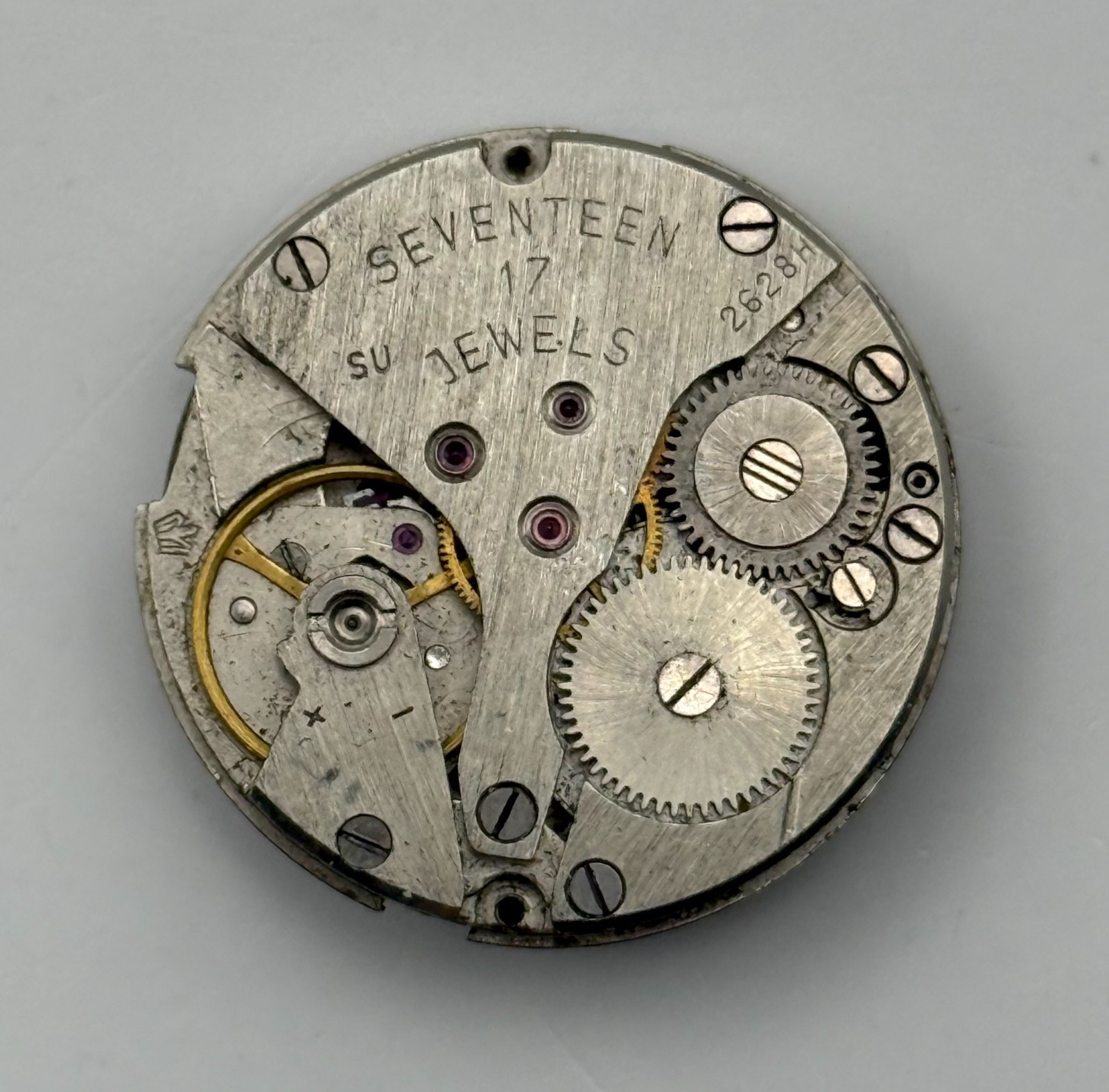 Poljot 2628.H Watch Movement Soviet 17 Jewels Manual Wind Parts Repair 26.6mm