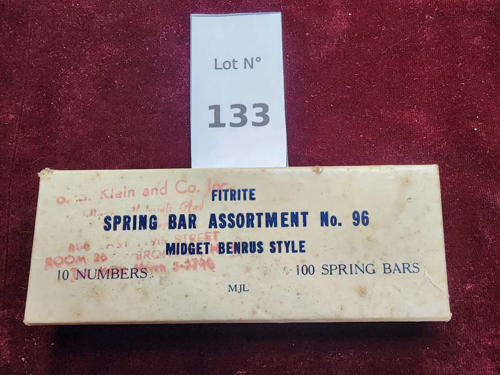 Fitrite Spring Bar Assortment No. 96 “Midget Benrus Style” – Partial / Some Vial