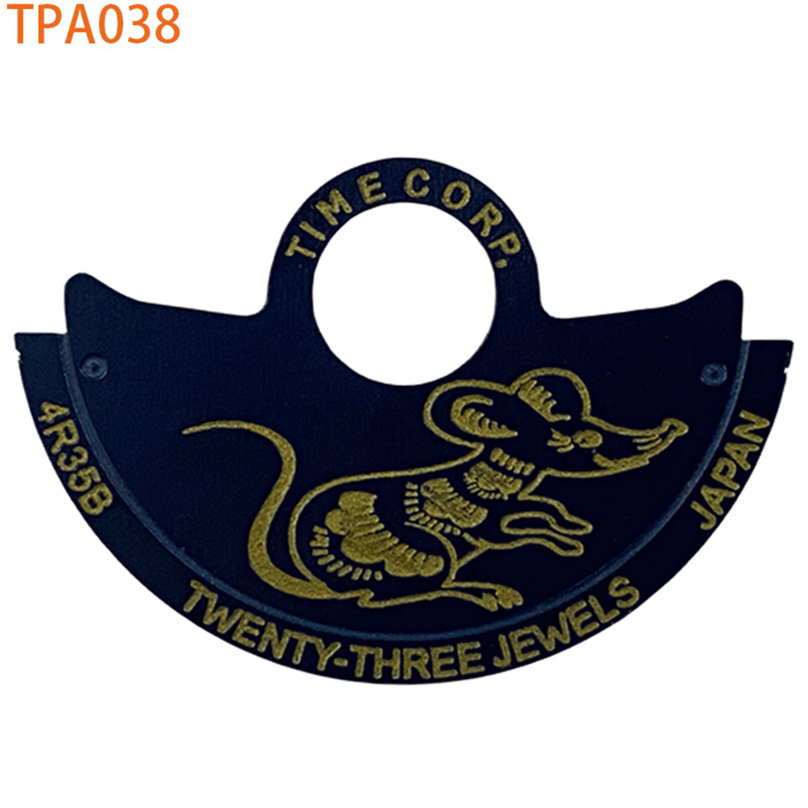 Zodiac Series Metal Sheet Automatic Hammer Patch for NH35 to 4R35B Movement Part