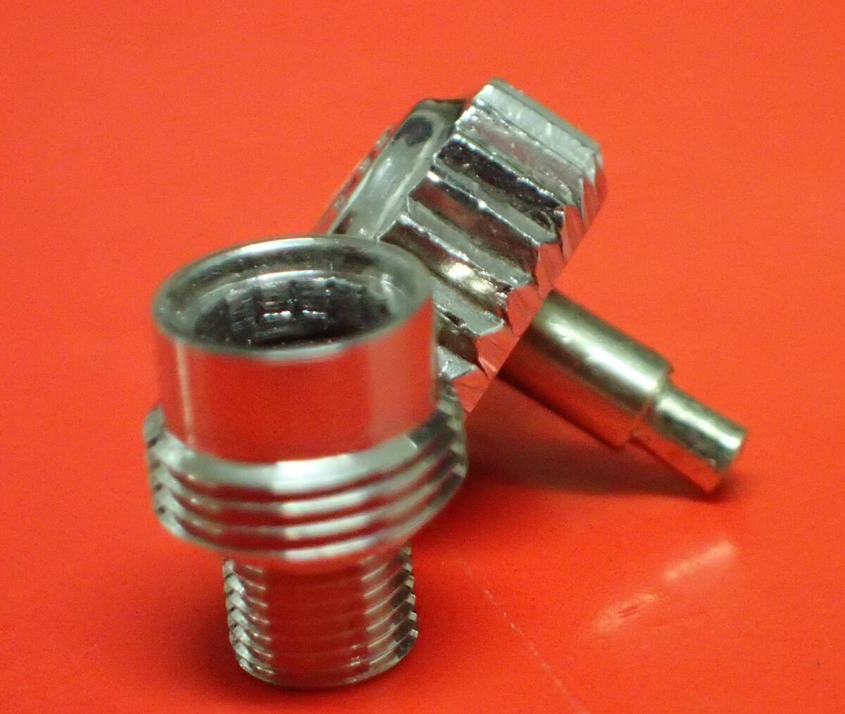 Rolex Genuine 702-0 Crown and Tube 7mm Set Junk Replaced Pipe Parts Only