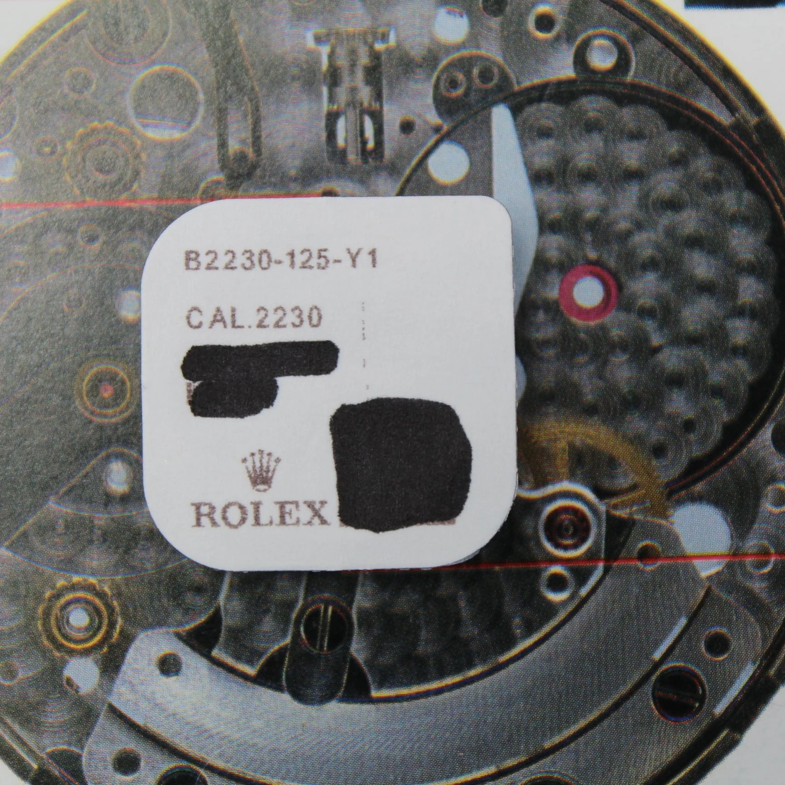 NEW Rolex 2230-125 Original Blister Minute Sprocket Bridge