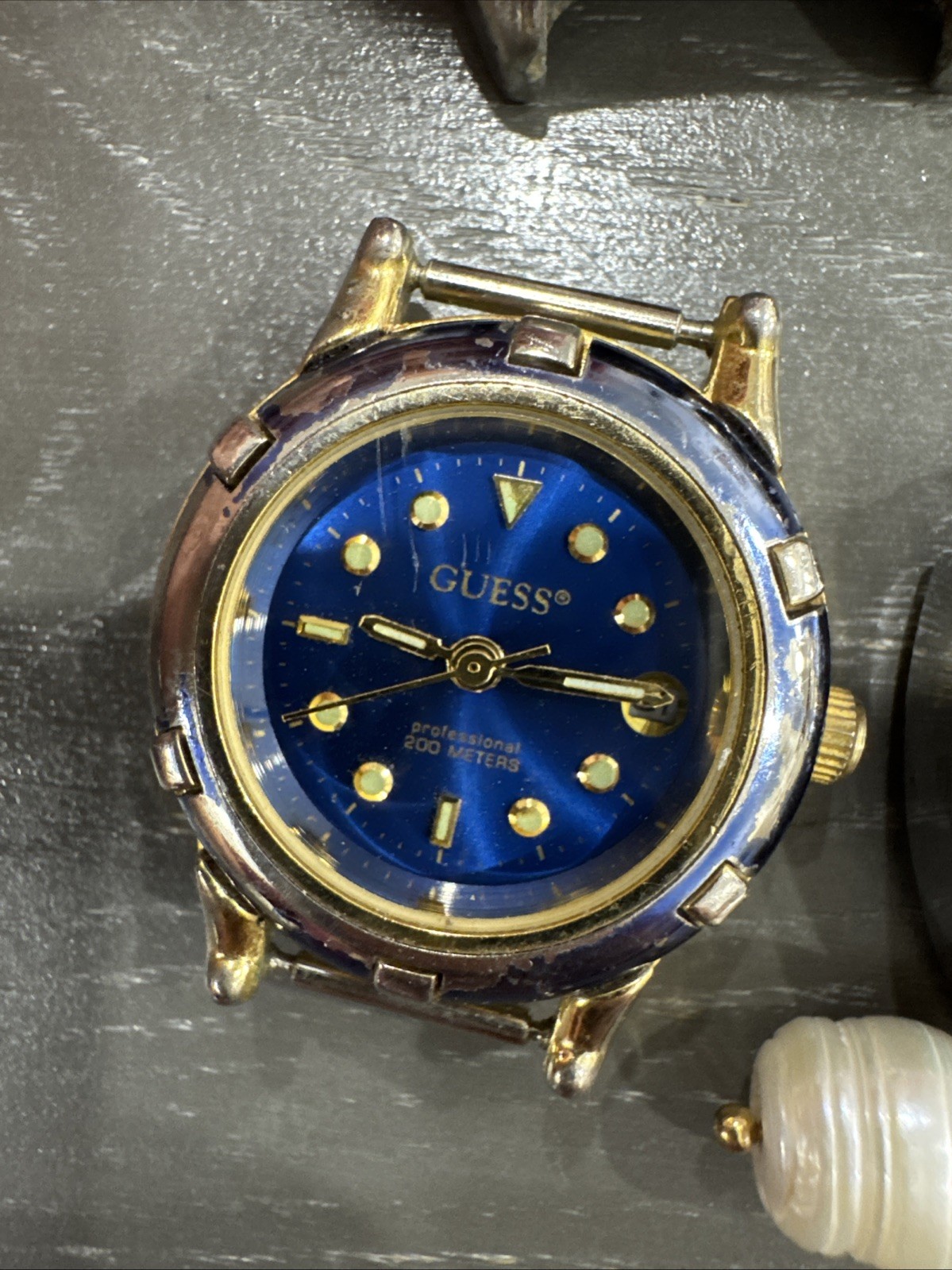 Vintage Lot Of 8 Watches Without Bands For Parts Or Repairs. Unique, Collectible
