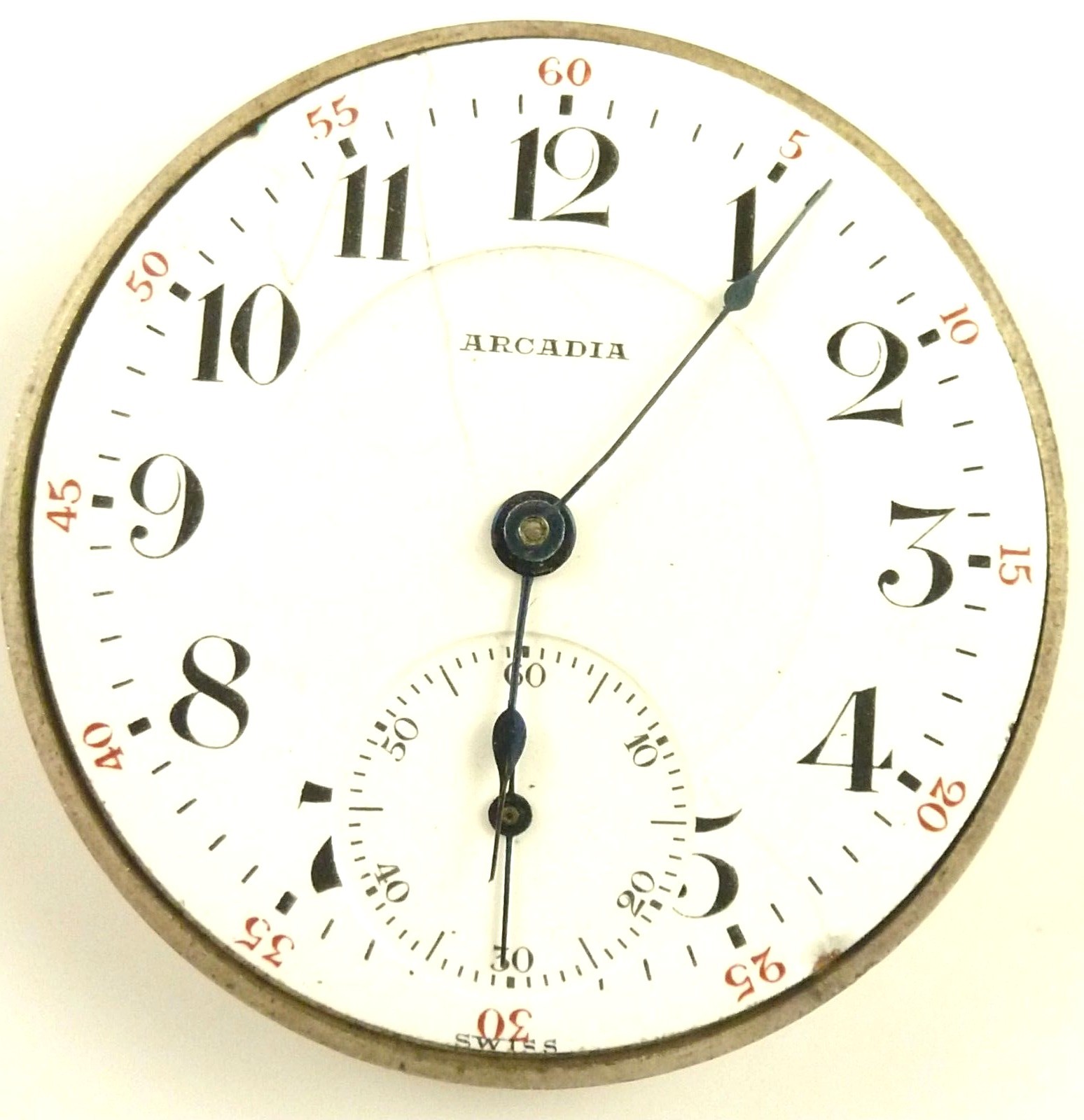 Fleurier Pocket Watch Movement – Grade 15 Jewels – Spare Parts / Repair