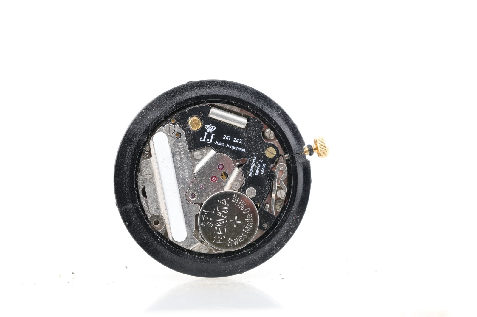 JULES JURGENSEN SWISS 7j cal. PUW 240N-243N, WRIST WATCH MOVEMENT, RUNS (GJ)