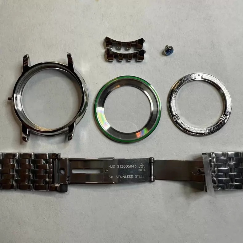 For DIY39.5mm Watch Steel Case kit For 2627 2202 Movement