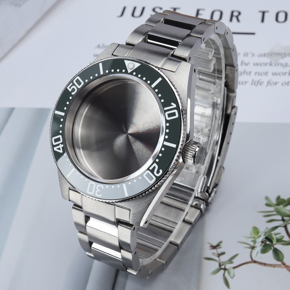 62MAS Style Sapphire 40.5mm Diver Watch Case Bracelet For SII NH35 NH36 Movement