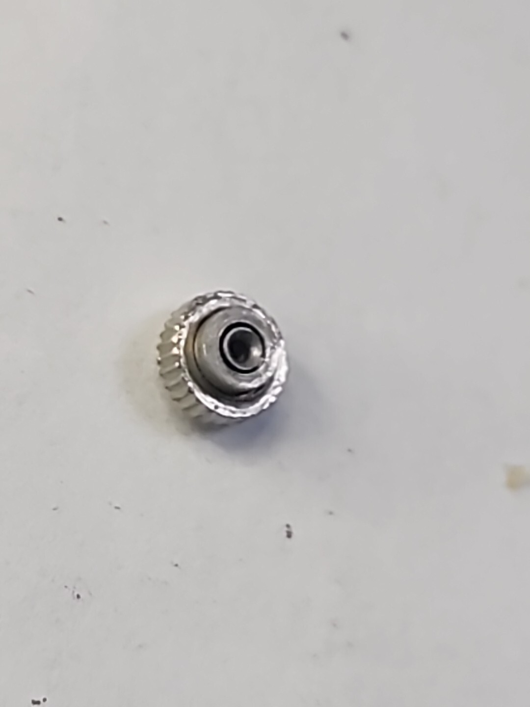 3.5mm Tap 12 Crown Silver Tone Seiko Citizen Dustproof