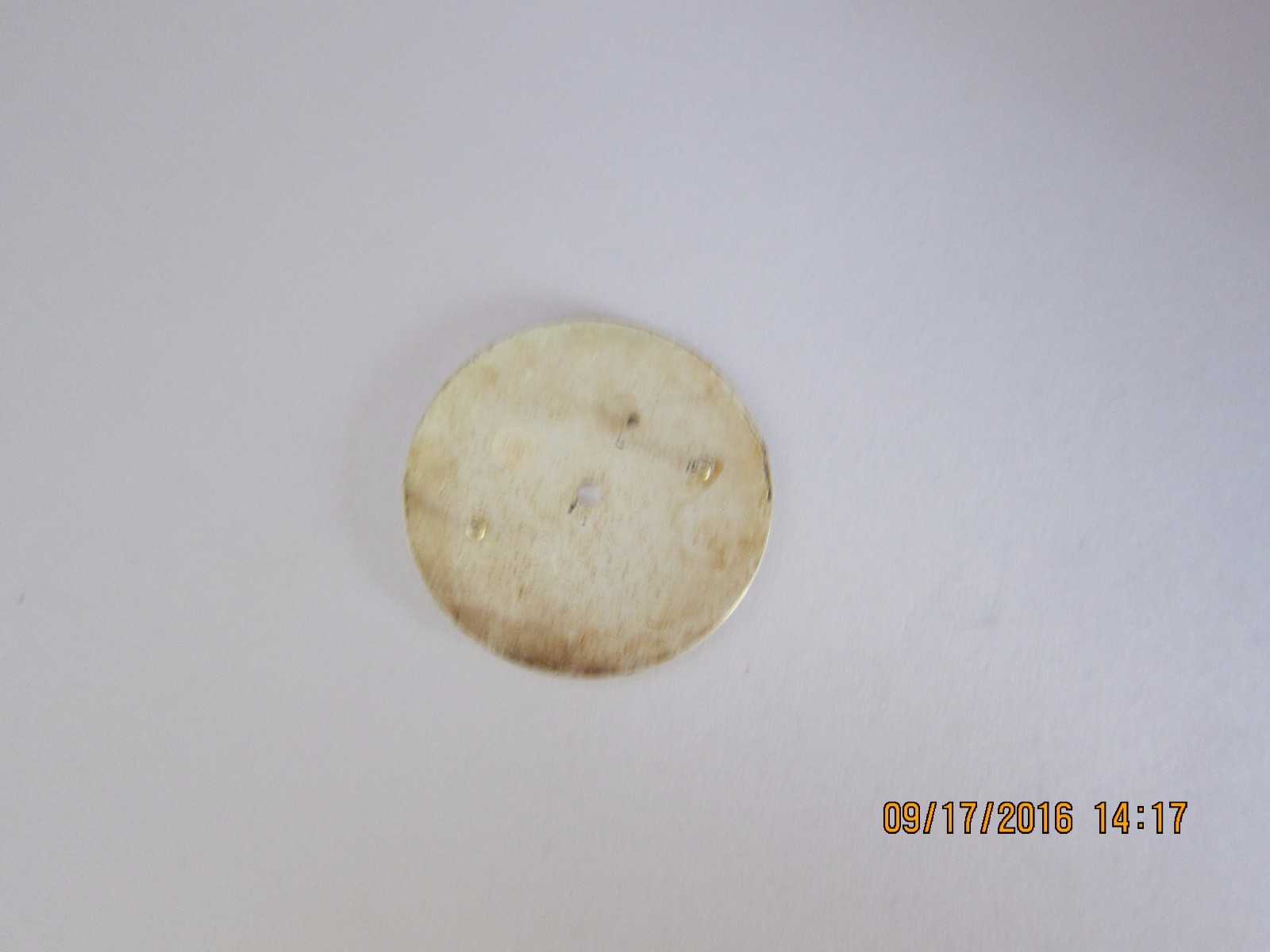 VINTAGE MEN’S WITTNAUER ROUND WRIST WATCH DIAL FACE ONLY PART