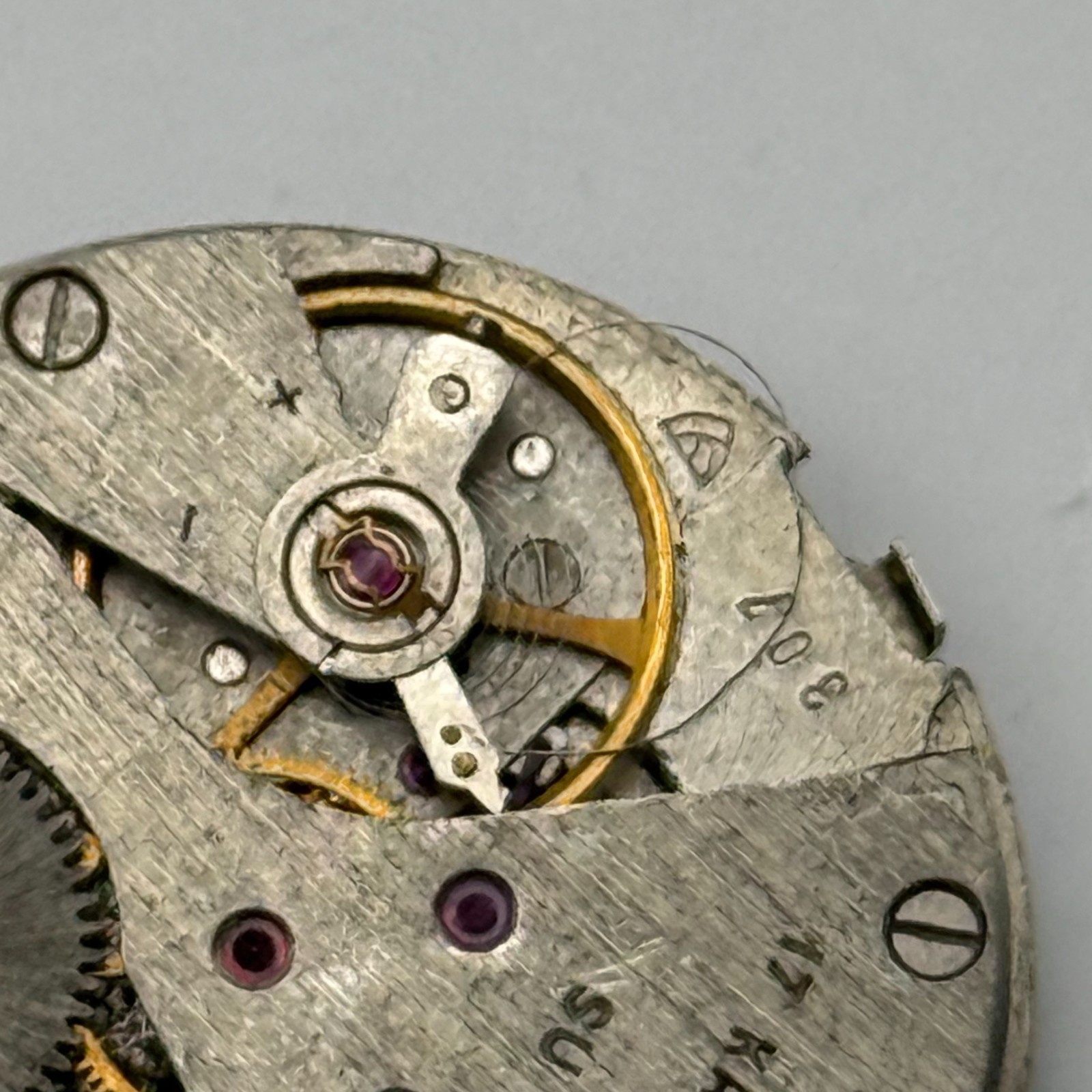 Raketa 2628.H Watch Movement Soviet 17 Jewels Manual Wind Parts Repair 26.6mm