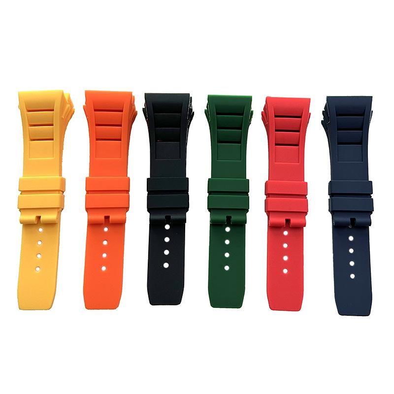 Rubber Watchband for Richard Mille Strap for Rm011 Mille Bracelet Watch Band