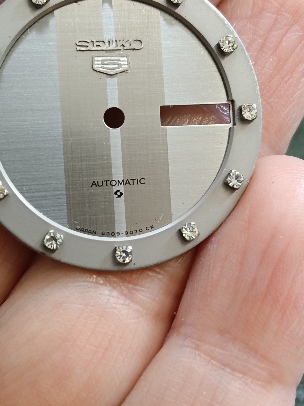 SEIKO Dial Ref. 6309-9070CK Bitono Grey Vintage Watch Men Daydate