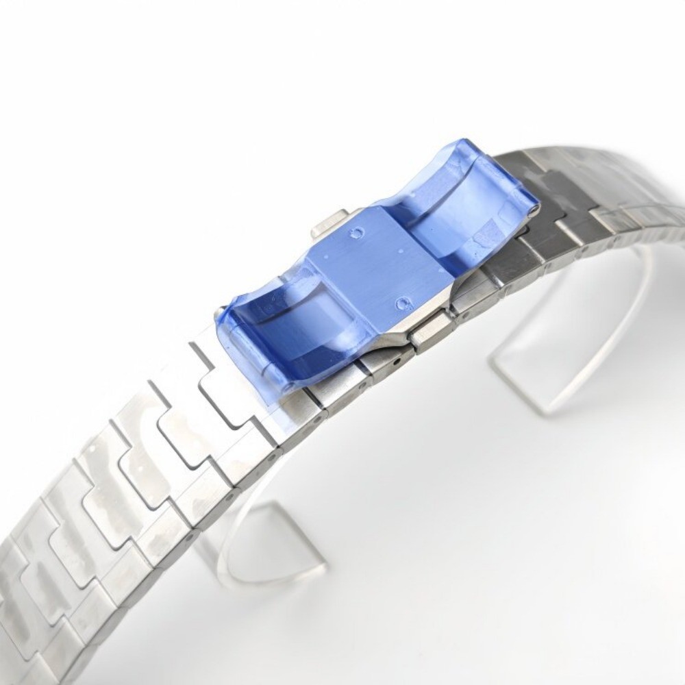 22mm Metal Watch Strap Stainless Steel Screw Link Bracelet Mod