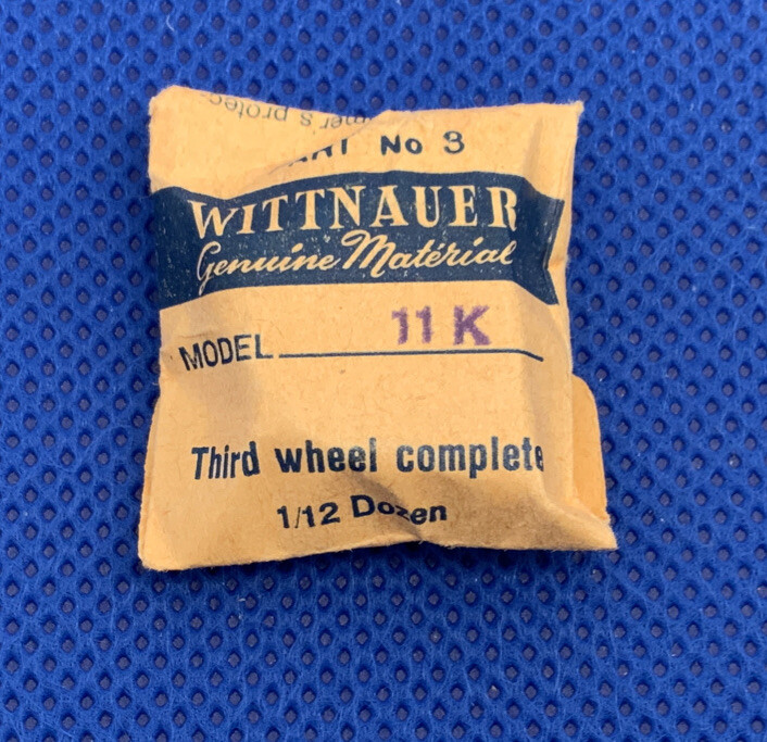 Wittnauer 11K Part # 210 Third Wheel. Sealed. NOS 1-2 R
