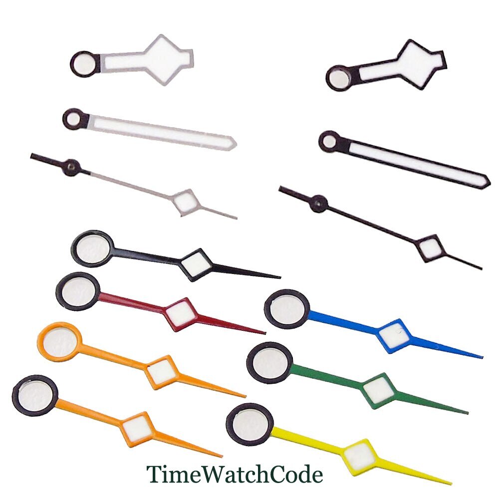 GMT Watch Hands Fit for NH34 NH35 NH36 Movement Green Luminous Accessories