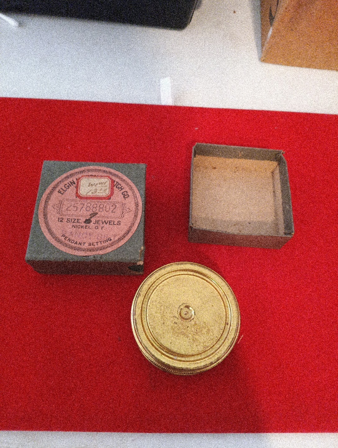 Elgin National Watch Co. Storage Container Antique