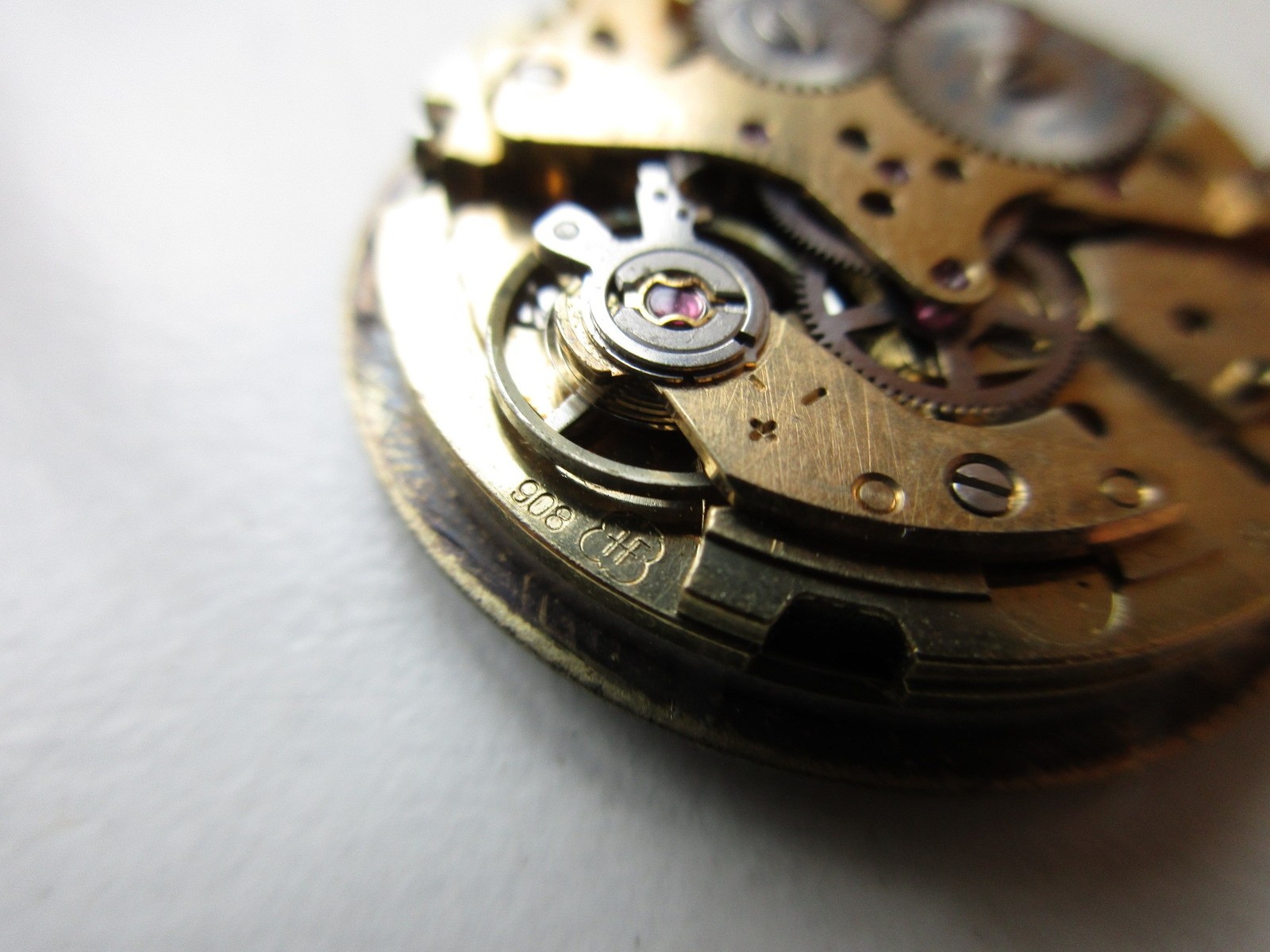 FHF Fontainemelon cal. 908 Swiss watch movement – for use of parts