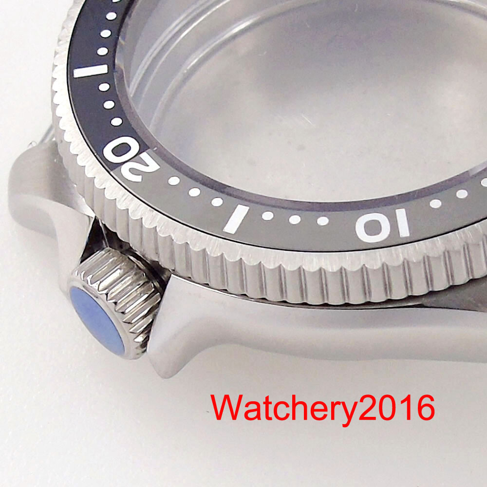 37mm Sapphire Glass Watch Case fit NH35 NH36 ETA 2824 movement SKX007 4R35 7S26
